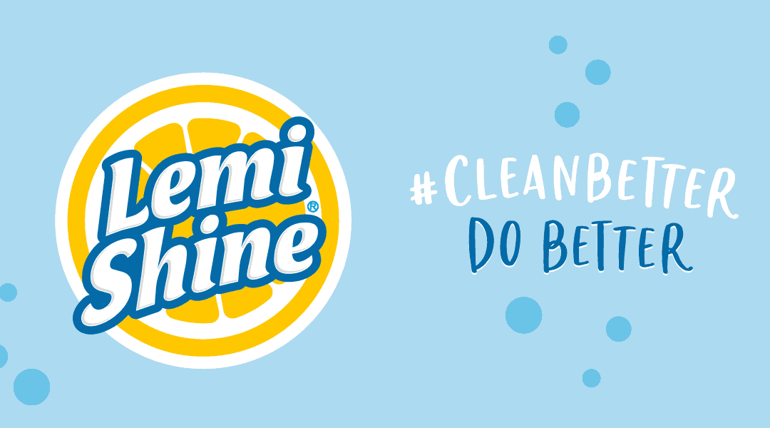 Lemi Shine logo and hashtag clean better do better 