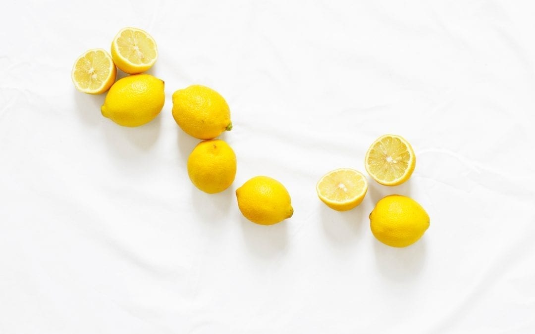 lemons in a line 