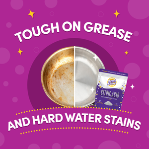 Tough on grease and hard water stains