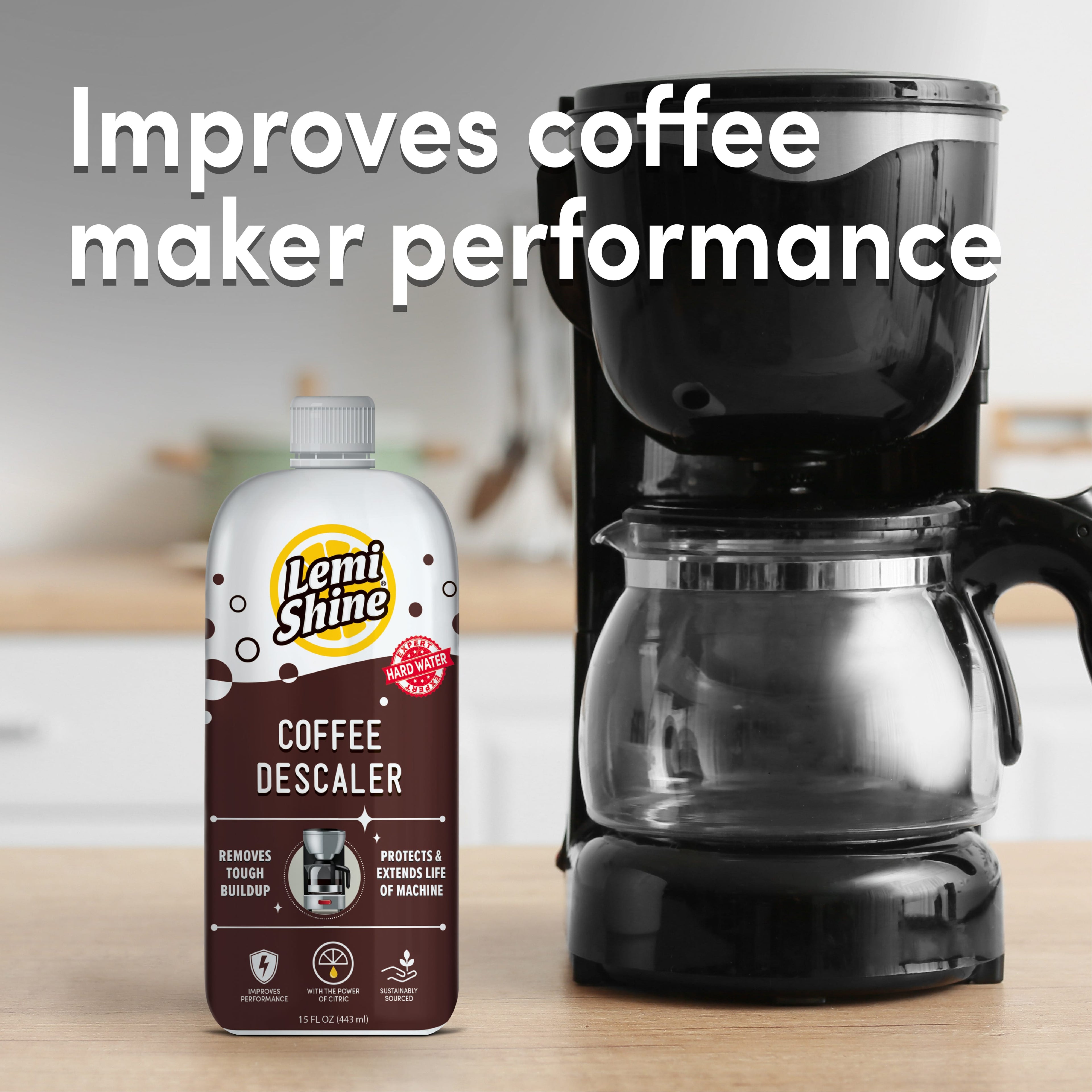Quick methods to clean coffee maker hard water stains