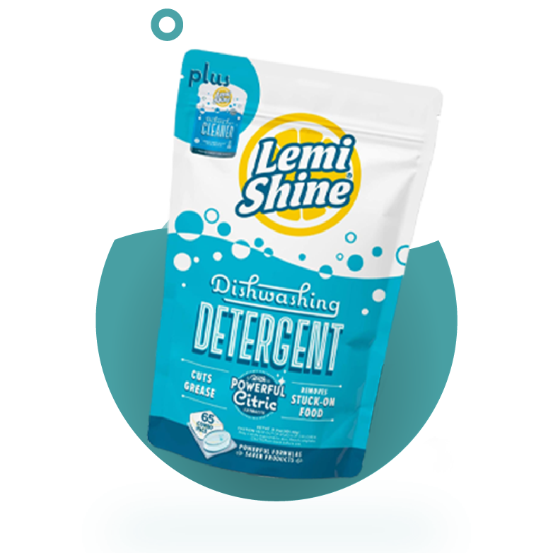 Dishwashing Detergent Pods & Dishwasher Cleaner Lemi Shine®
