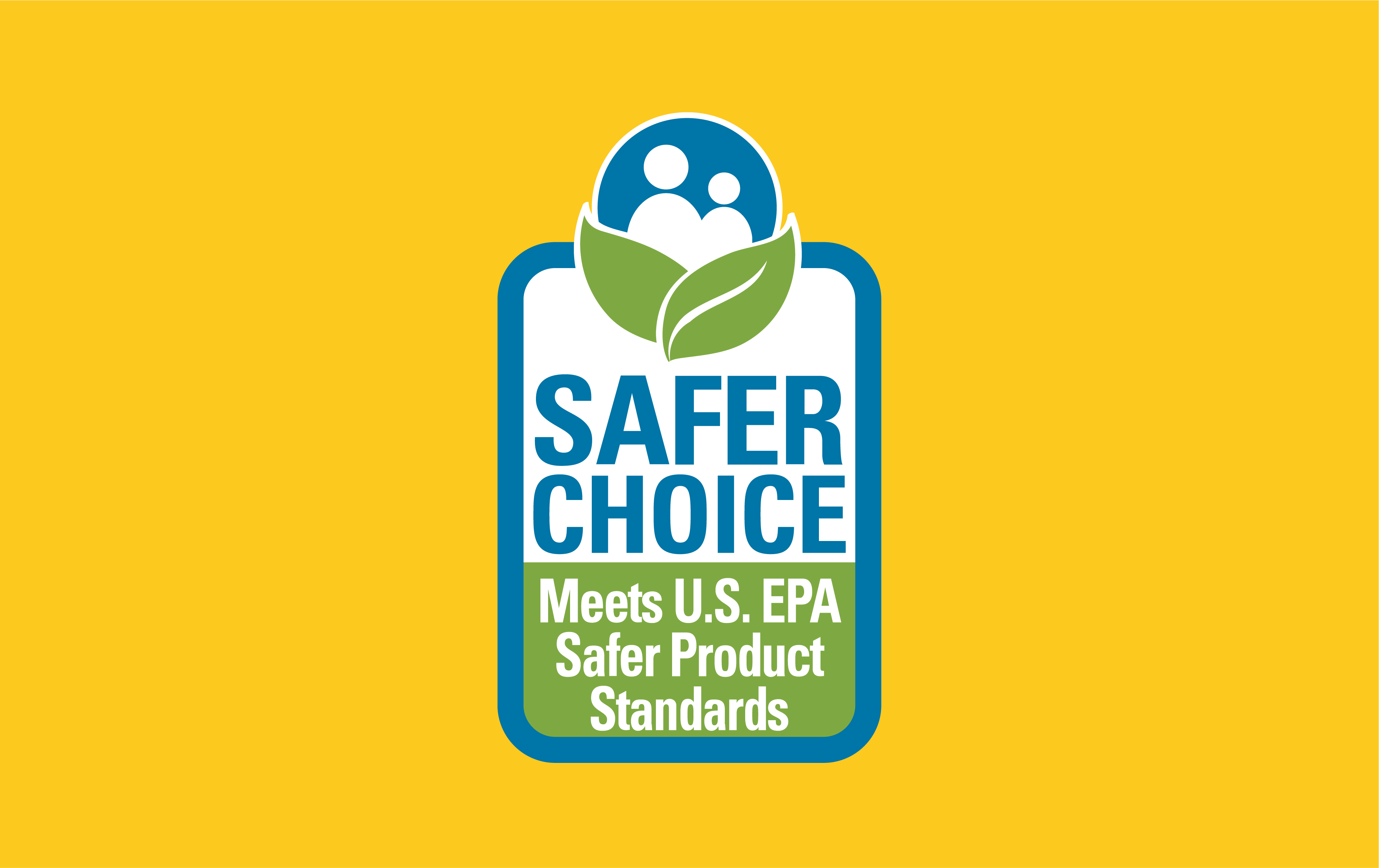 Safer Choice logo with U.S. EPA text on a yellow background