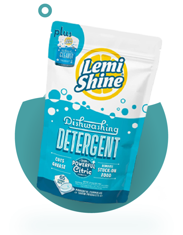 Dishwashing Detergent Pods & Dishwasher Cleaner Lemi Shine®